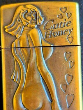 Brass Cutie Honey Highly Detailed Deep Carved Lighter